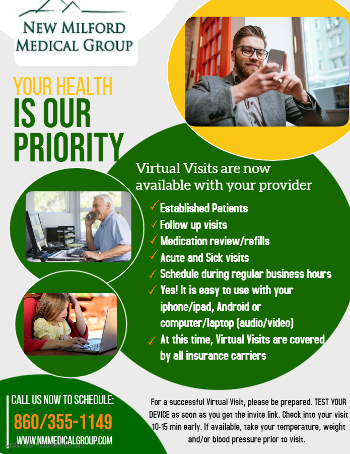 Use our Tele-Health Virtual Visit capability